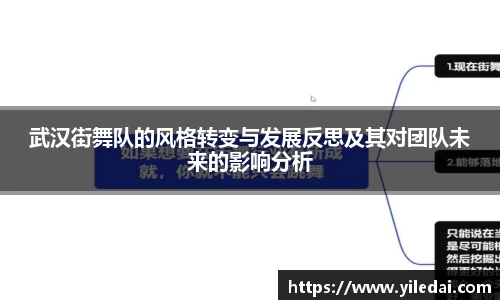 武汉街舞队的风格转变与发展反思及其对团队未来的影响分析