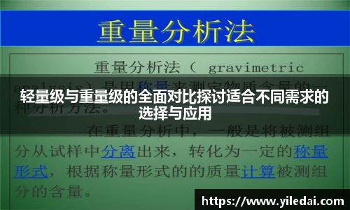 轻量级与重量级的全面对比探讨适合不同需求的选择与应用